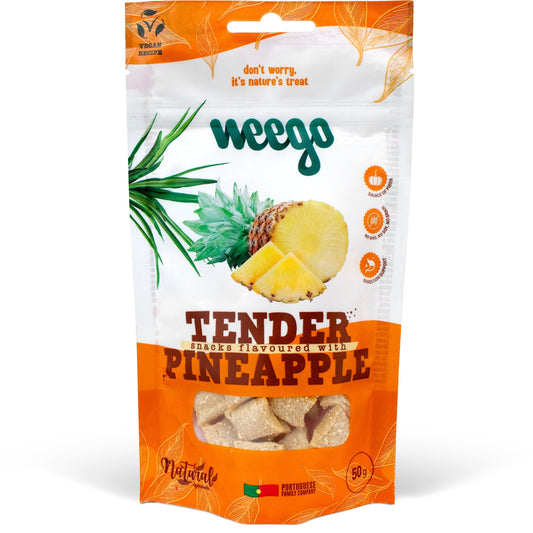 WEEGO DOG SNACK TENDER PINEAPPLE 50G X12