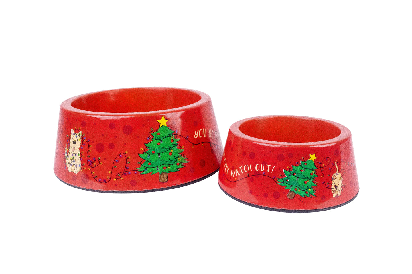 DASHI RED CHRISTMAS BOWL NATAL