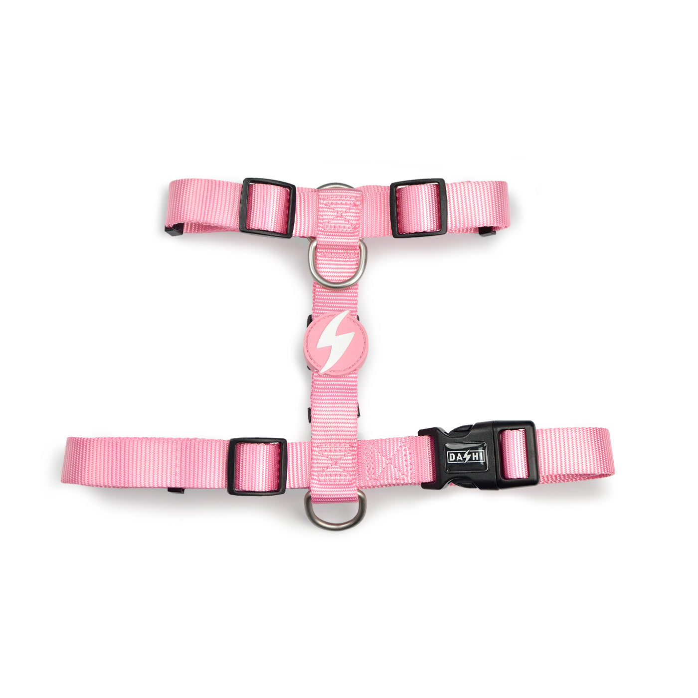 DASHI SOLID BABY PINK BACK HARNESS