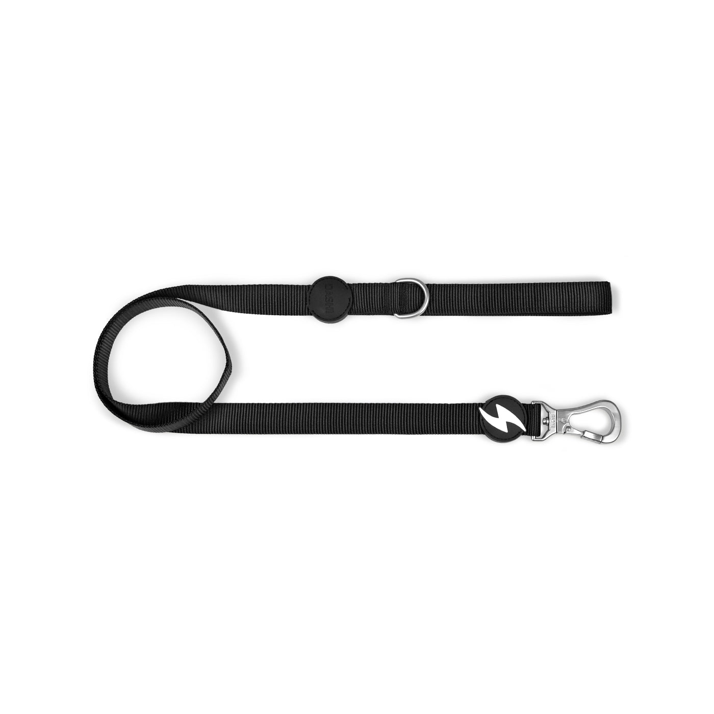 DASHI SOLID BLACK LEASH