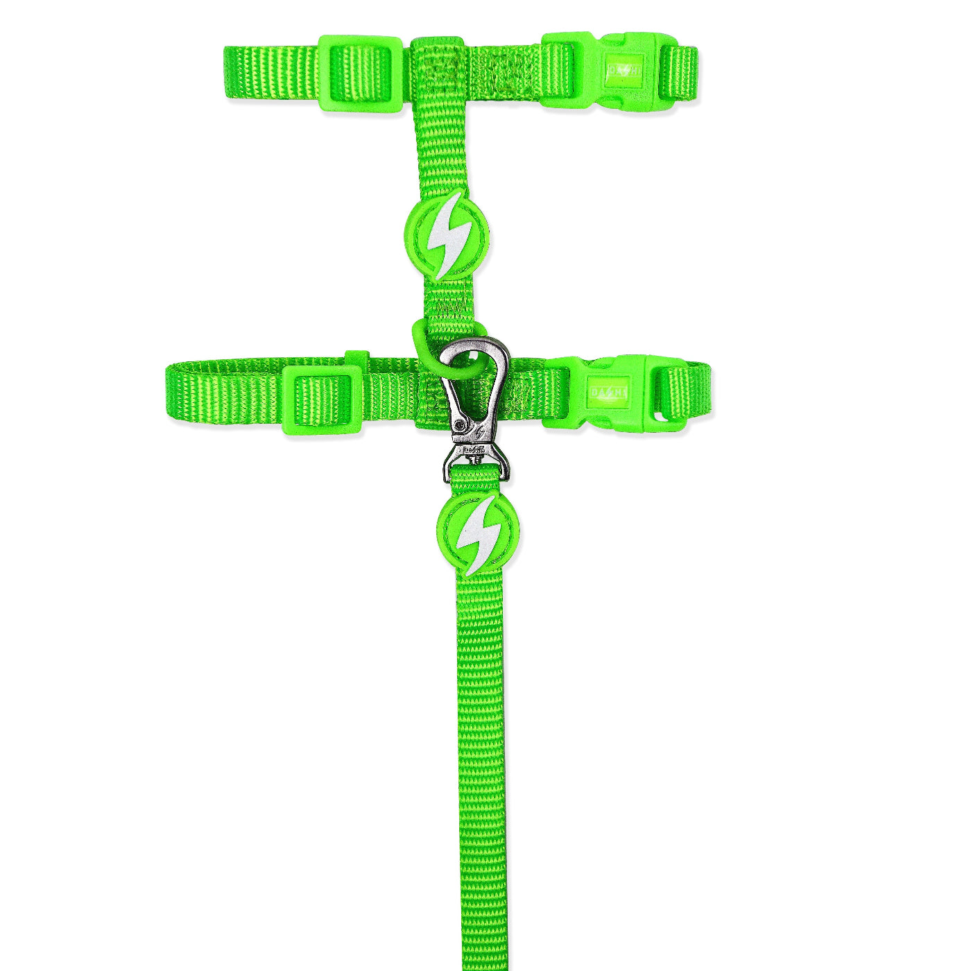 DASHI NEON GREEN CAT HARNESS + LEASH