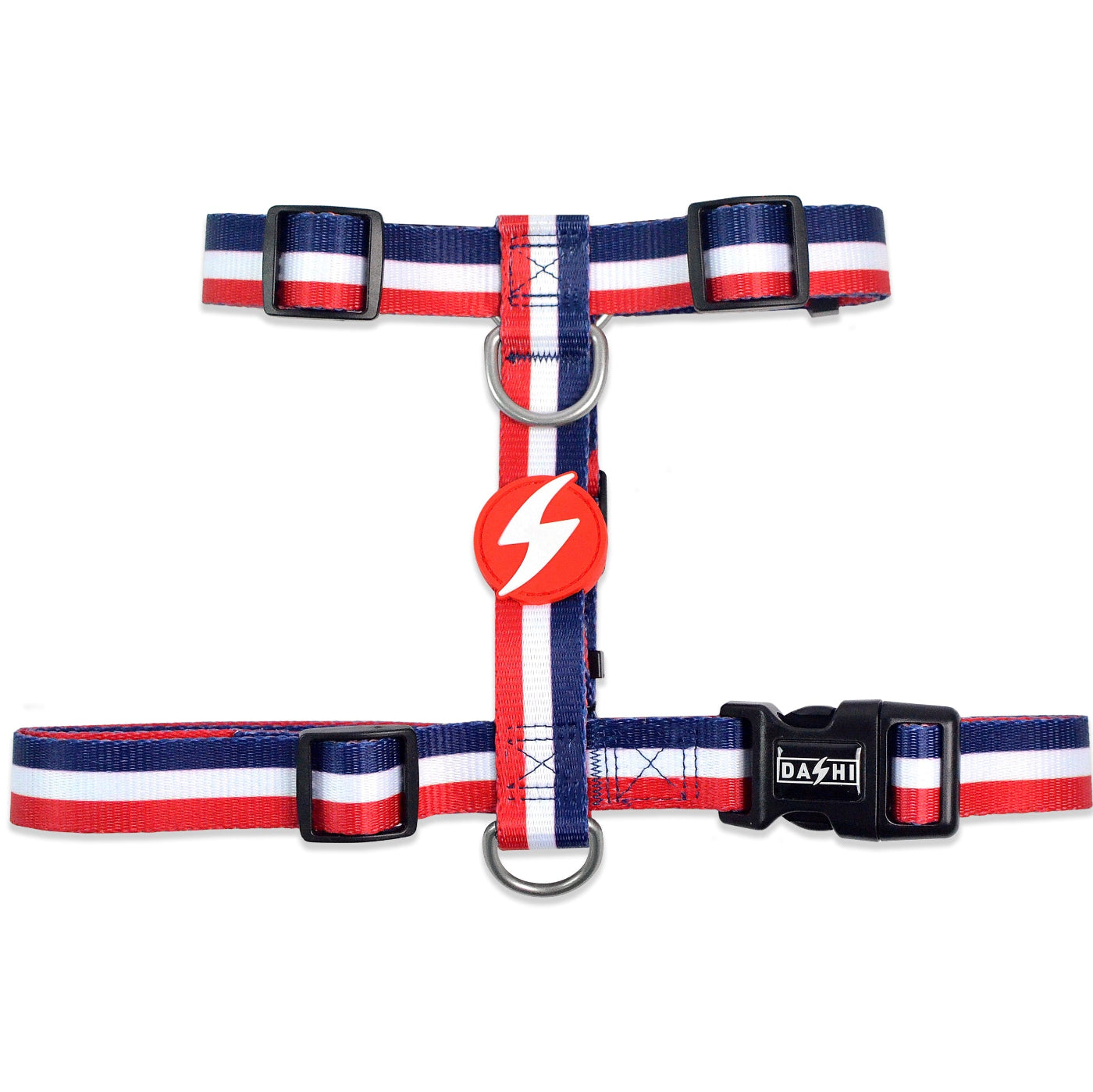 DASHI STRIPES3 RED & BLUE BACK HARNESS