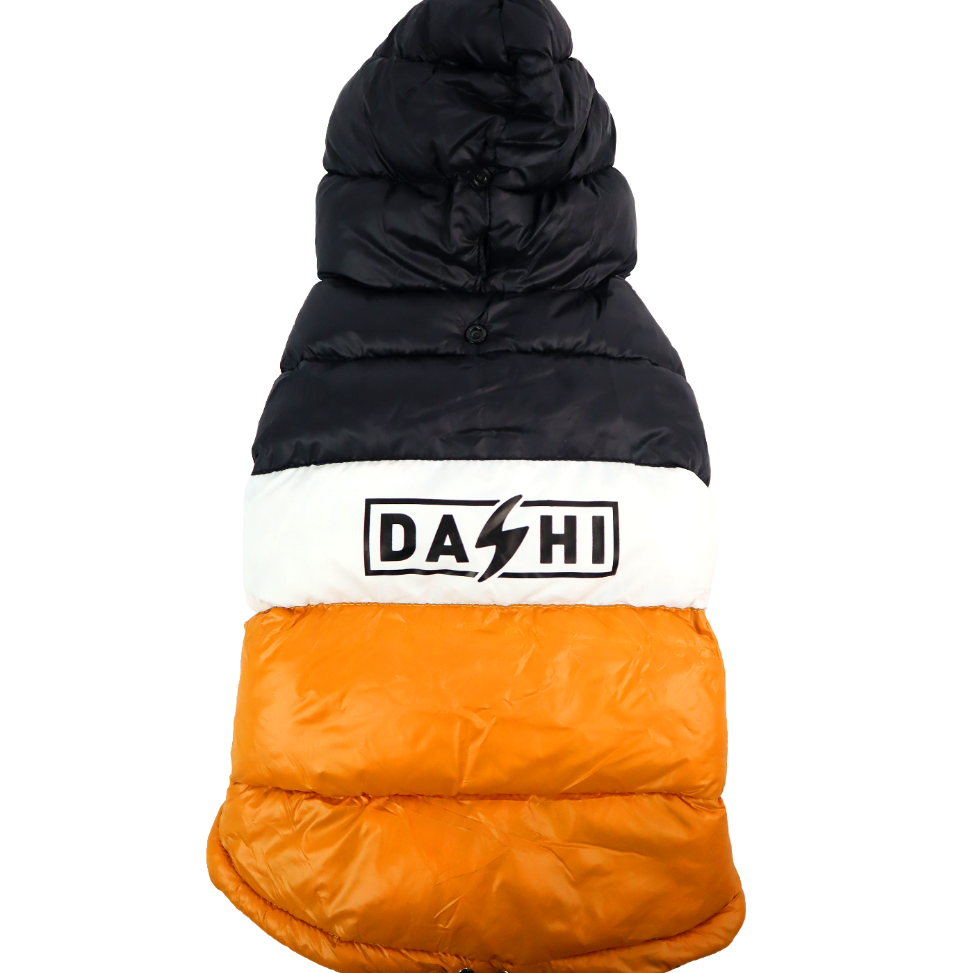 DASHI STRIPES3 ORANGE & BLACK ANORAK