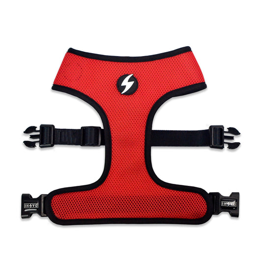 DASHI STRIPES3 RED & BLACK NEO MESH