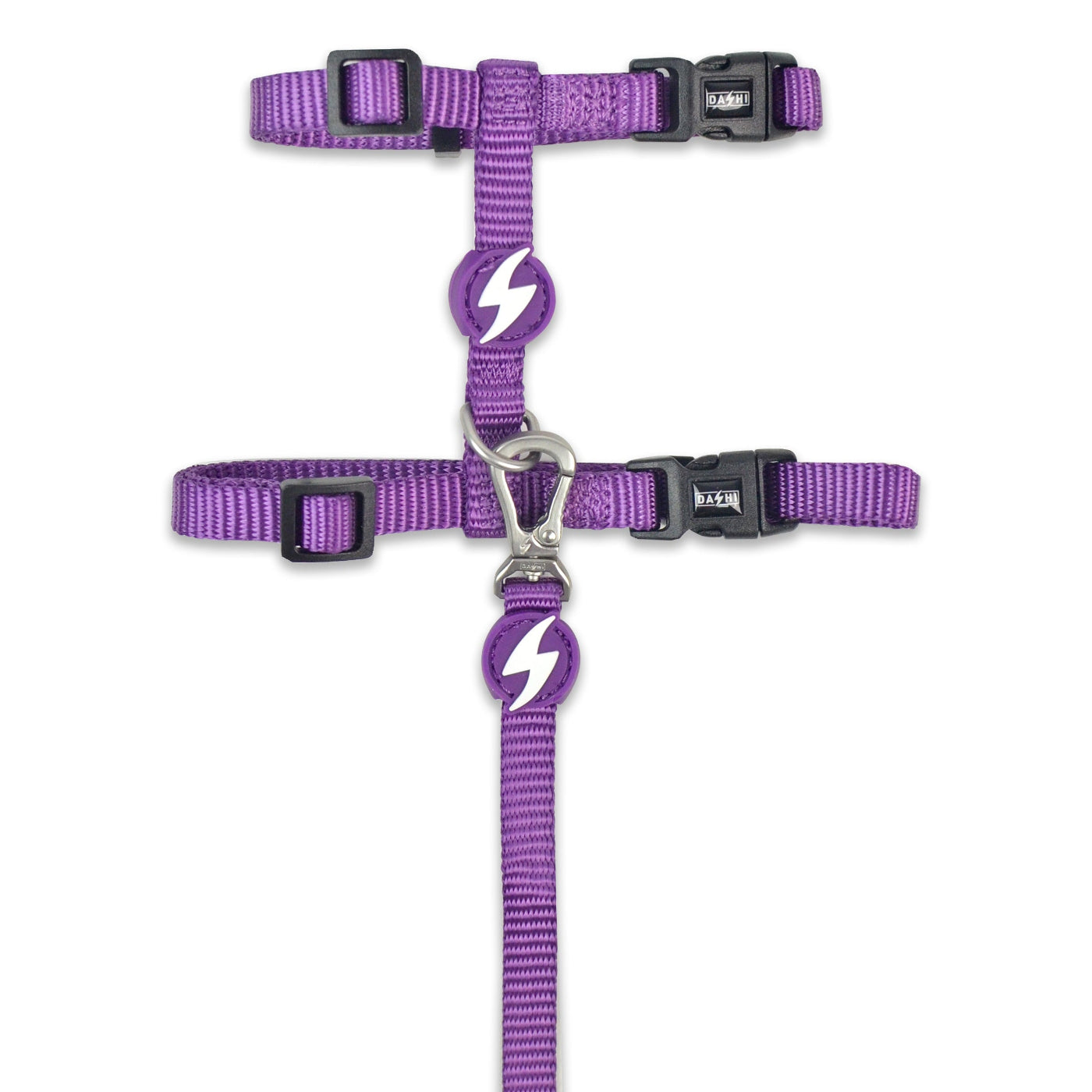 DASHI SOLID PURPLE CAT HARNESS + LEASH