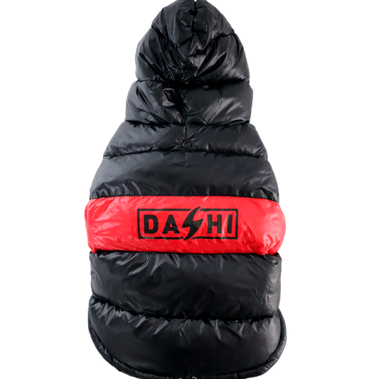 DASHI STRIPES3 RED & BLACK ANORAK