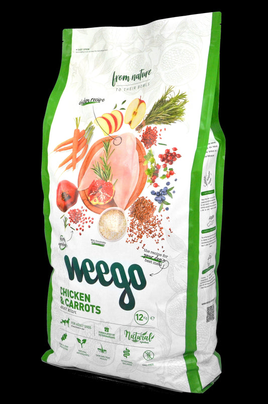 WEEGO DOG FOOD CHICKEN & CARROTS 12KG