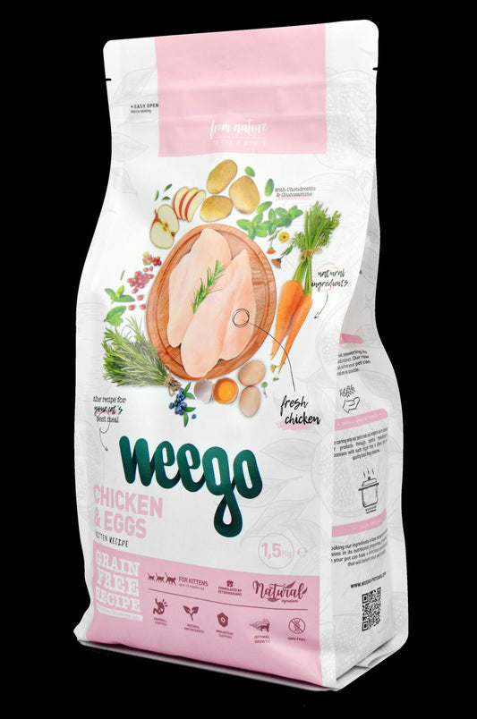WEEGO CAT FOOD CHICKEN & EGGS 1,5KG