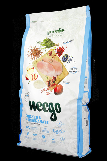 WEEGO DOG FOOD CHICKEN & POMEGRANATE 12KG