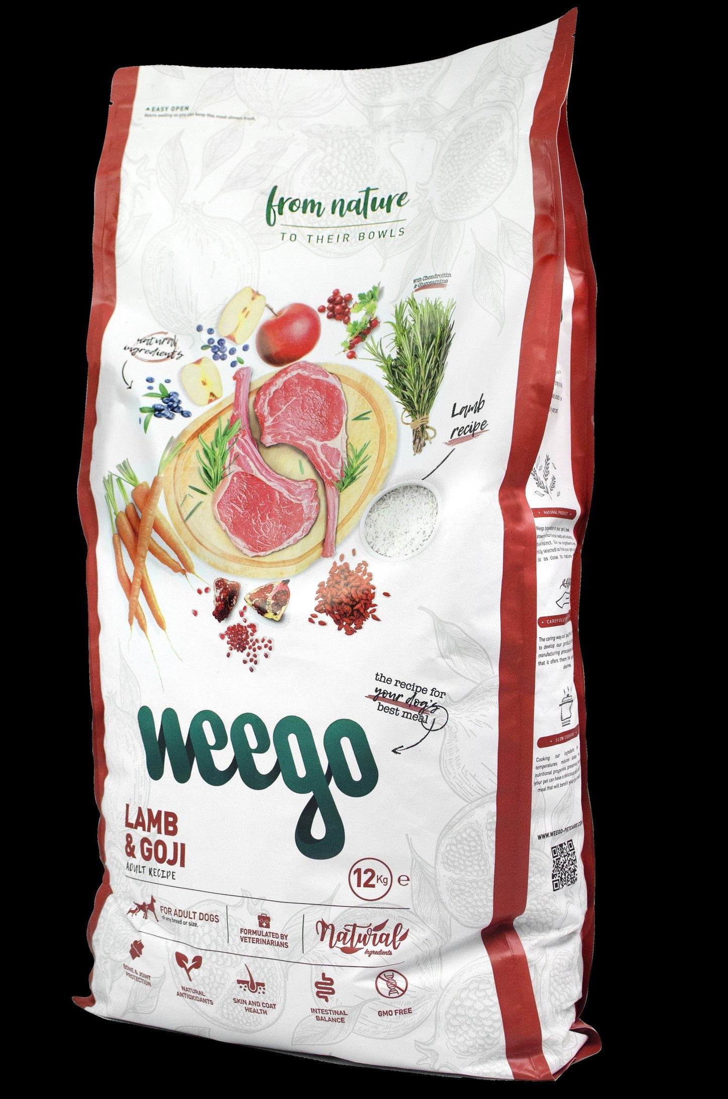 WEEGO DOG FOOD LAMB & GOJI 12KG