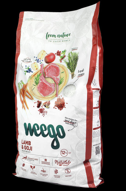 WEEGO DOG FOOD LAMB & GOJI 12KG