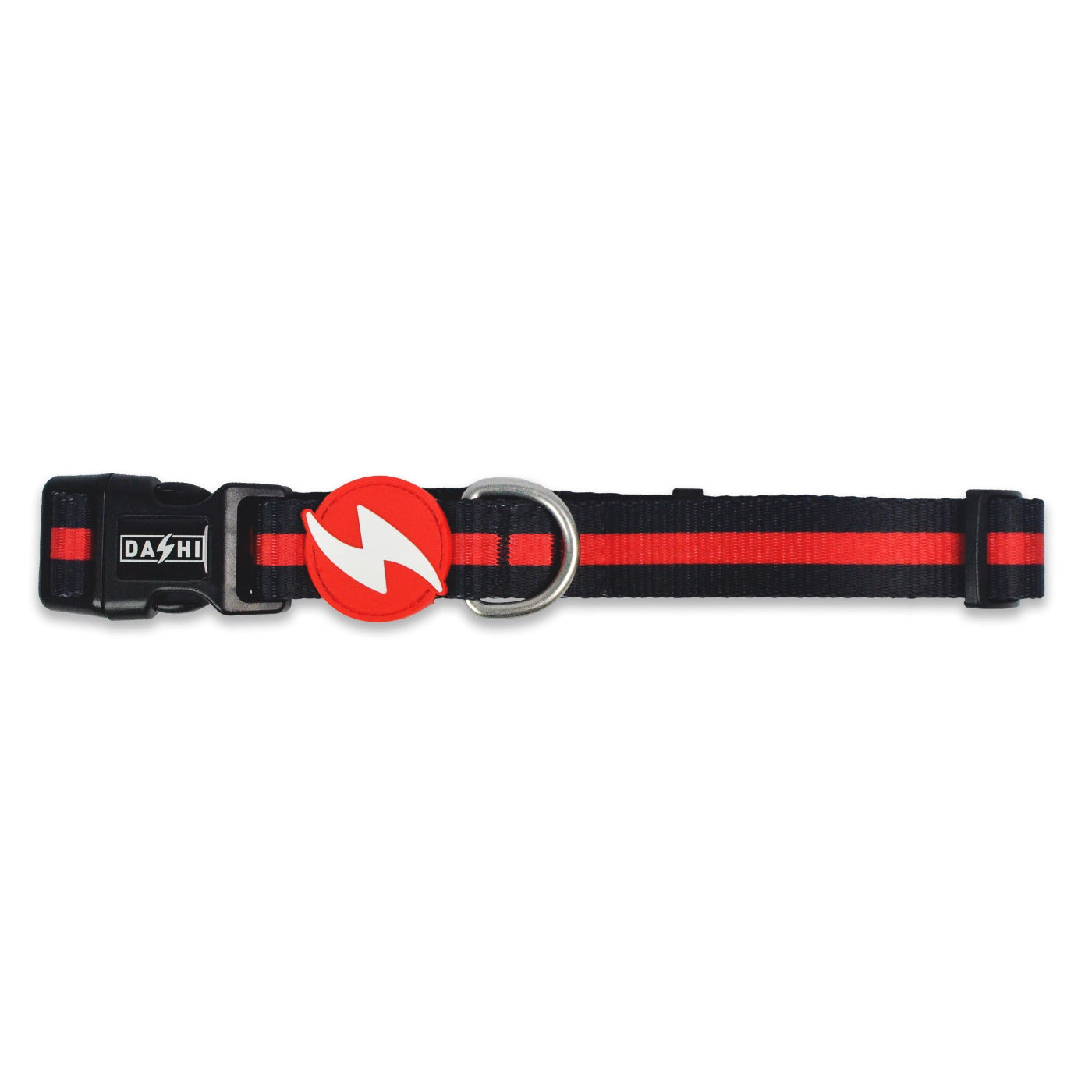 DASHI STRIPES3 RED & BLACK COLLAR