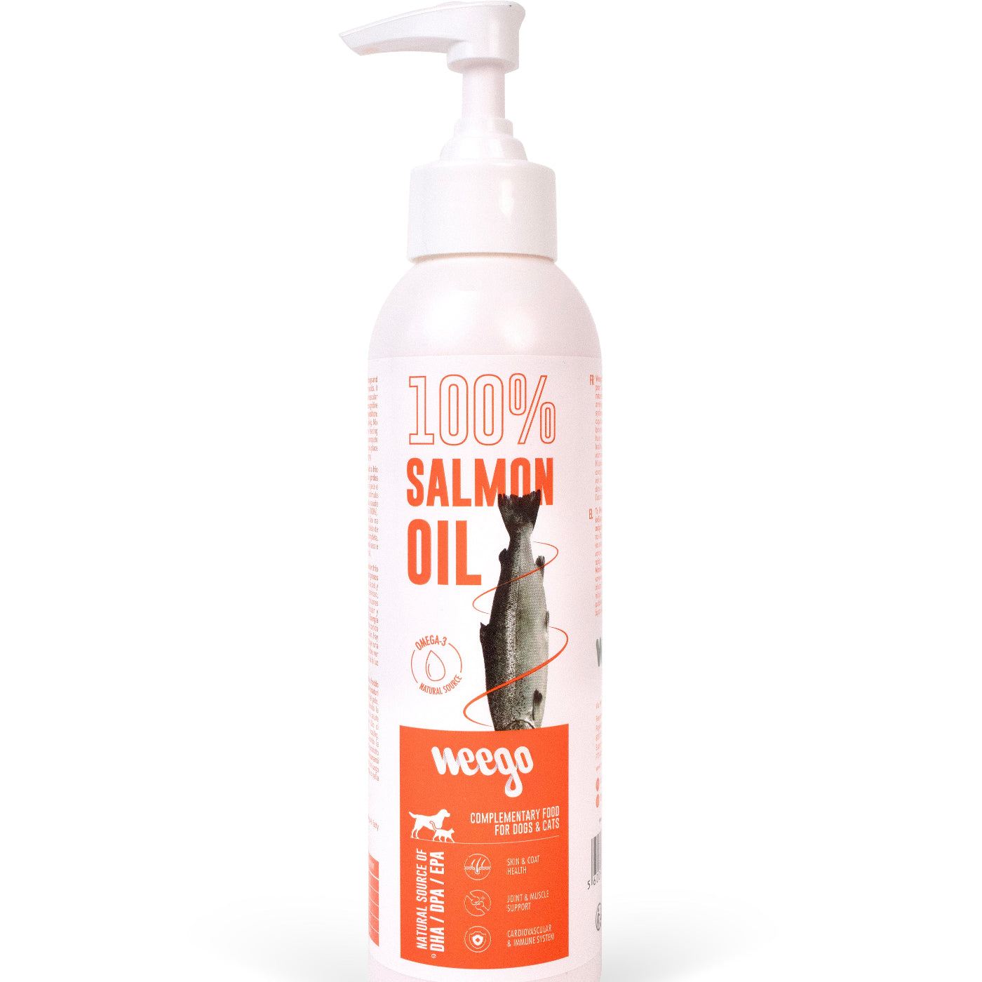WEEGO CAT & DOG SALMON OIL + 250ML