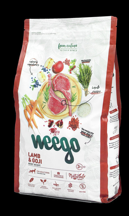 WEEGO DOG FOOD LAMB & GOJI 3KG