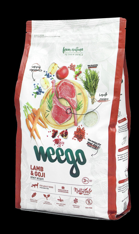 WEEGO DOG FOOD LAMB & GOJI 3KG