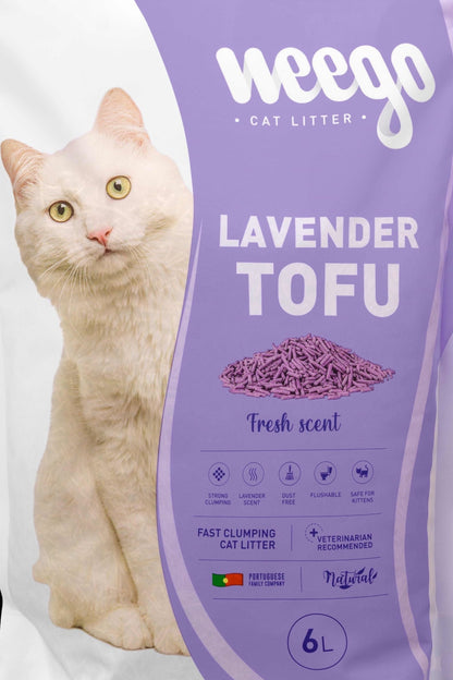 WEEGO CAT LITTER LAVENDER TOFU 6L / 18L