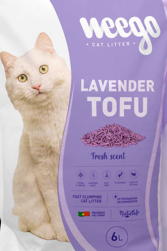 WEEGO CAT LITTER LAVENDER TOFU 6L / 18L