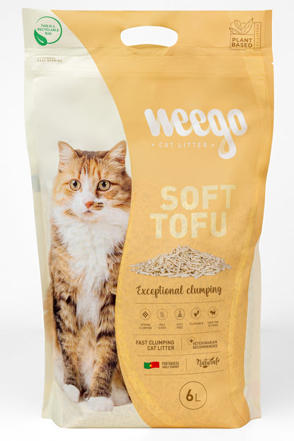 WEEGO CAT LITTER SOFT TOFU 6L / 18L