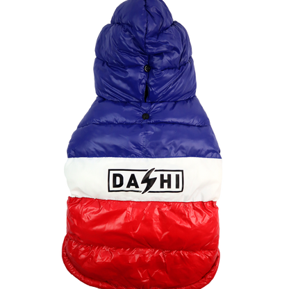 DASHI STRIPES3 RED & BLUE ANORAK