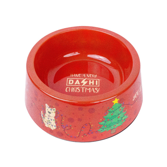 DASHI RED CHRISTMAS BOWL NATAL