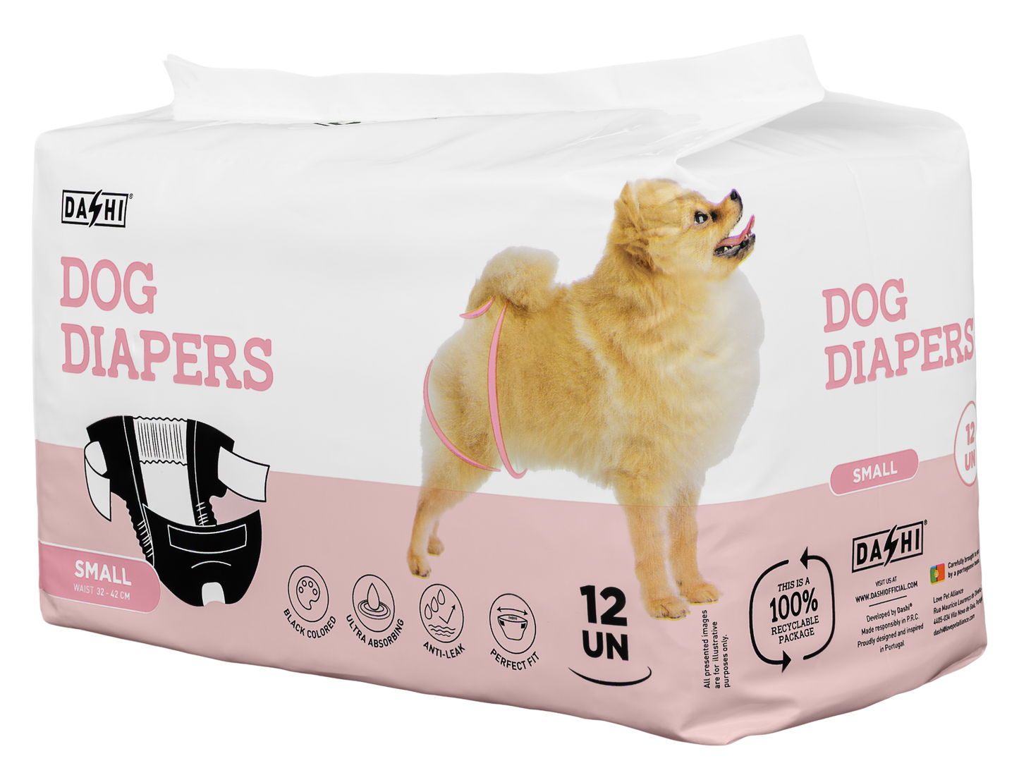 DASHI DOG DIAPERS 12UN