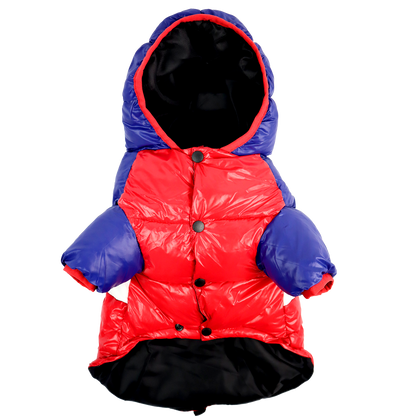 DASHI STRIPES3 RED & BLUE ANORAK