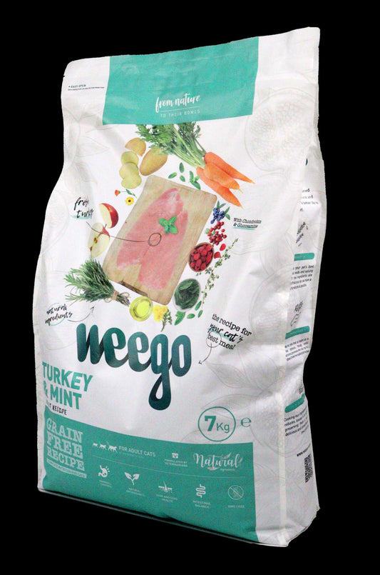 WEEGO CAT FOOD TURKEY & MINT 7KG