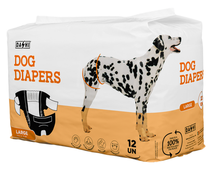 DASHI DOG DIAPERS 12UN