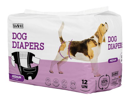 DASHI DOG DIAPERS 12UN