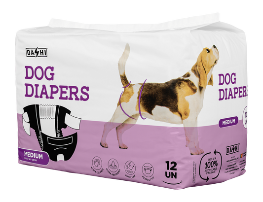DASHI DOG DIAPERS 12UN