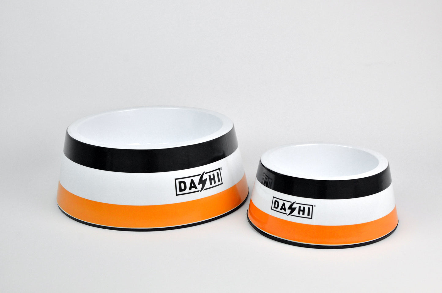 DASHI STRIPES3 ORANGE & BLACK BOWL
