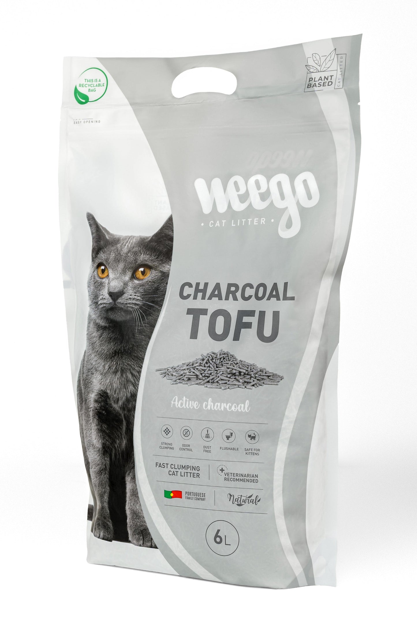 WEEGO CAT LITTER CHARCOAL TOFU 6L / 18L