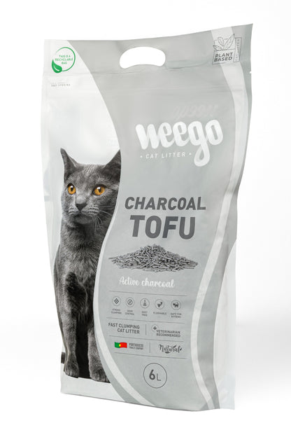 WEEGO CAT LITTER CHARCOAL TOFU 6L / 18L