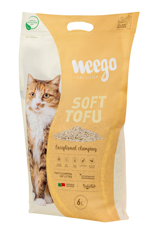 WEEGO CAT LITTER SOFT TOFU 6L / 18L