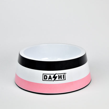 DASHI STRIPES3 PINK & BLACK BOWL