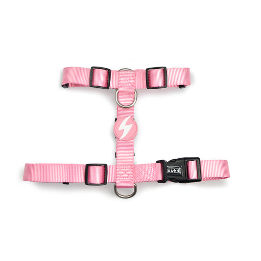 DASHI SOLID BABY PINK BACK HARNESS