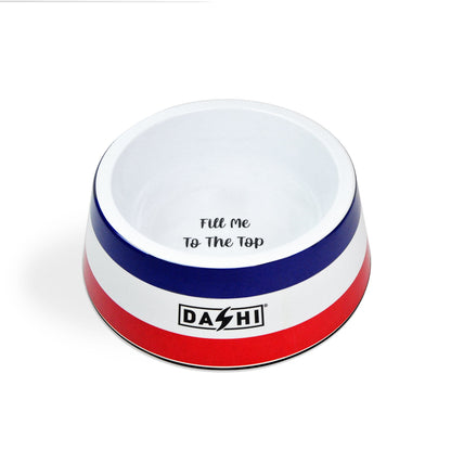 DASHI STRIPES3 RED & BLUE BOWL