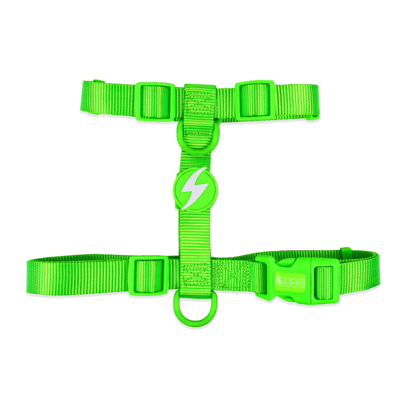 DASHI NEON GREEN BACK HARNESS