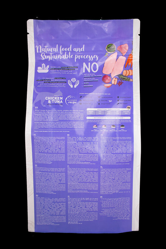 WEEGO CAT FOOD CHICKEN & TUNA 1,5KG