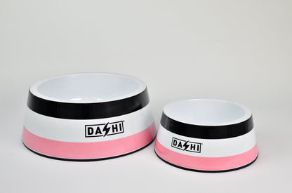 DASHI STRIPES3 PINK & BLACK BOWL