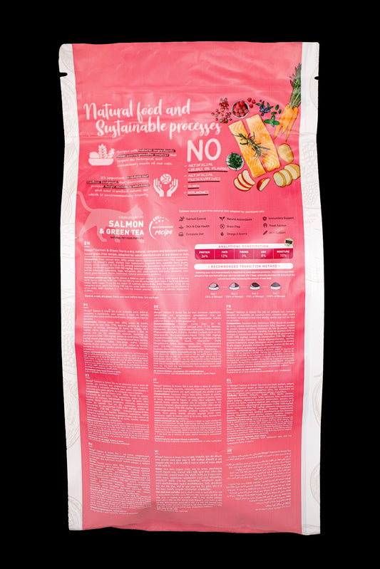 WEEGO CAT FOOD SALMON & GREEN TEA 1,5KG