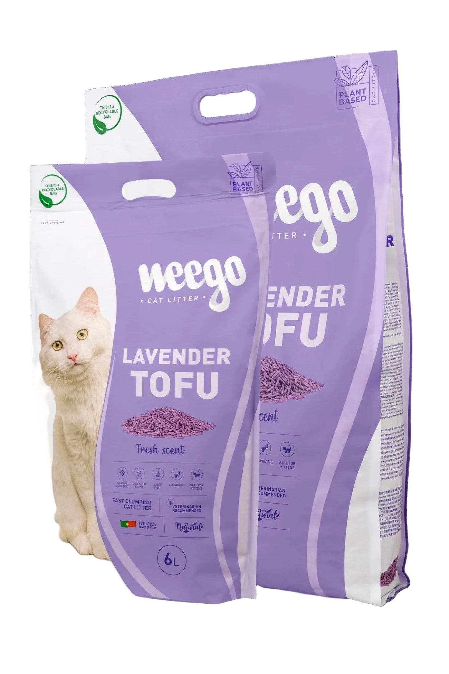 WEEGO CAT LITTER LAVENDER TOFU 6L / 18L