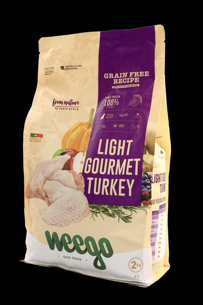 WEEGO GRAIN FREE DOG FOOD ADULT GOURMET TURKEY 2KG