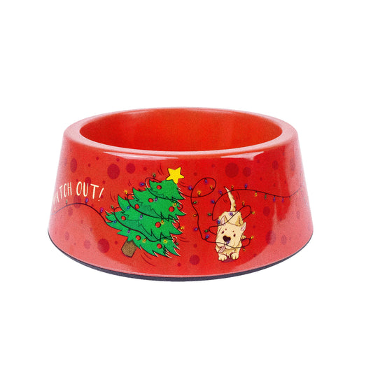 DASHI RED CHRISTMAS BOWL NATAL