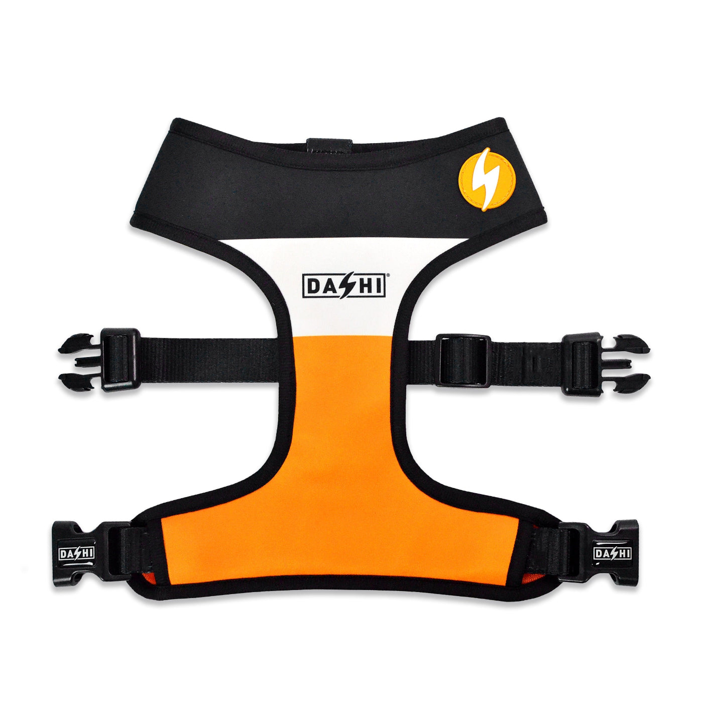 DASHI STRIPES3 ORANGE & BLACK NEO MESH