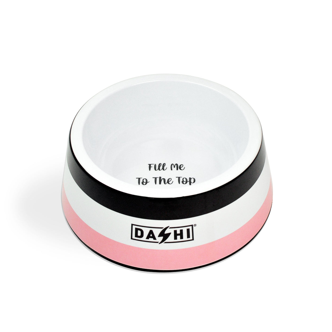 DASHI STRIPES3 PINK & BLACK BOWL