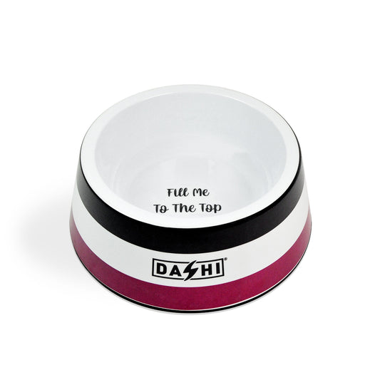 DASHI STRIPES3 PURPLE & BLACK BOWL