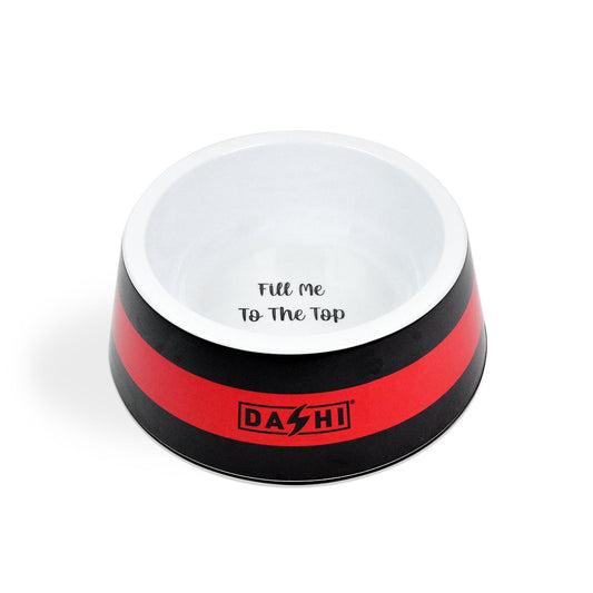 DASHI STRIPES3 RED & BLACK BOWL