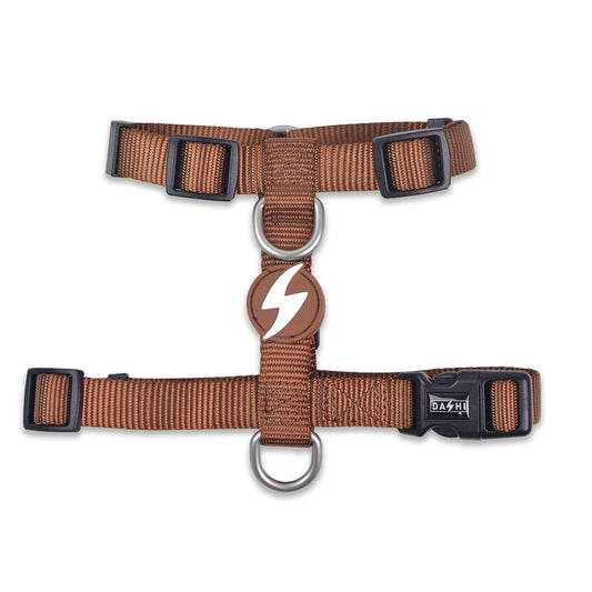 DASHI SOLID BROWN BACK HARNESS