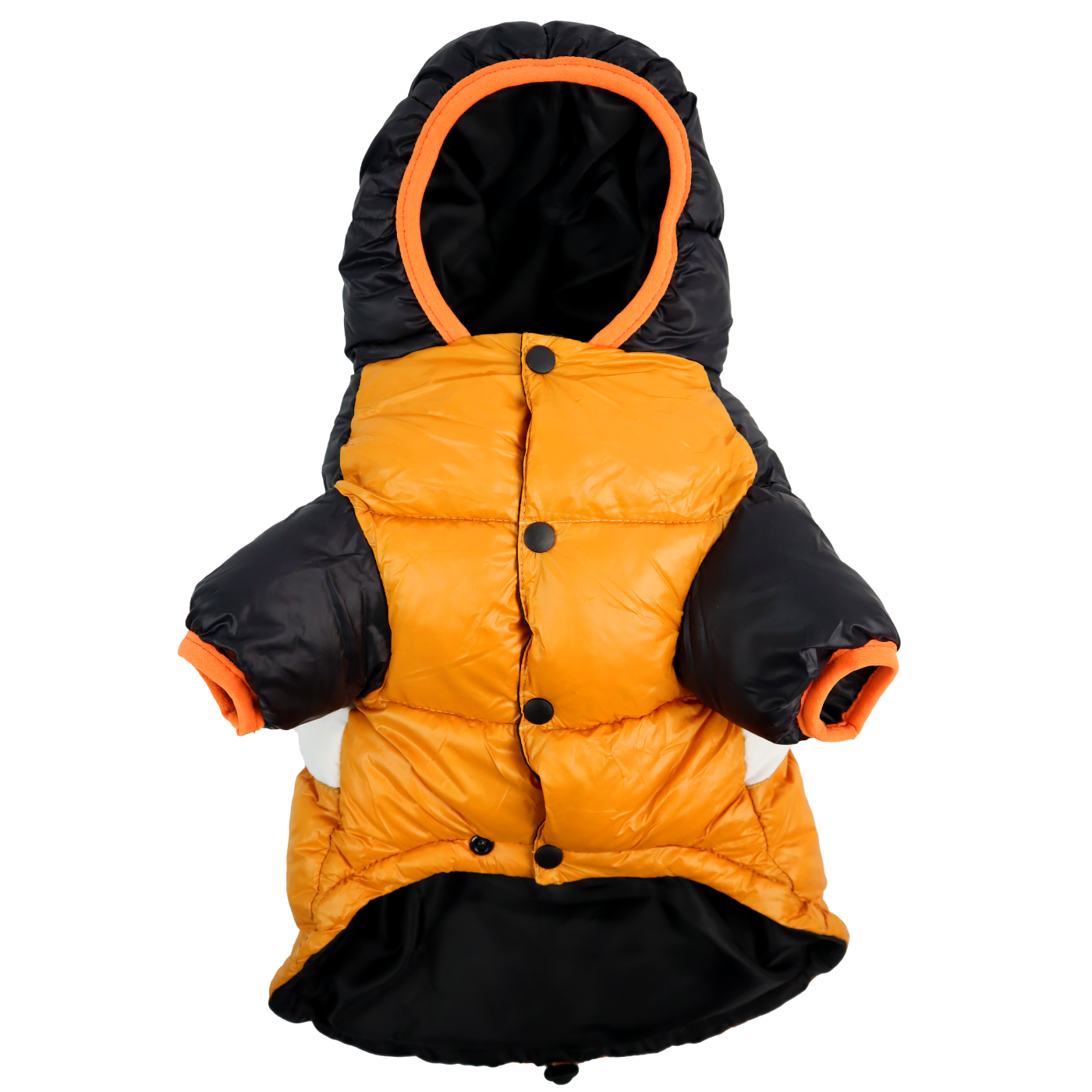 DASHI STRIPES3 ORANGE & BLACK ANORAK